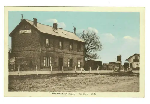 AK Oisemont (Somme) La Gare - Frankreich, 101121