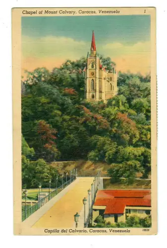 AK Caracas, Venezuela, Chapel of Mount Calvary, 10214