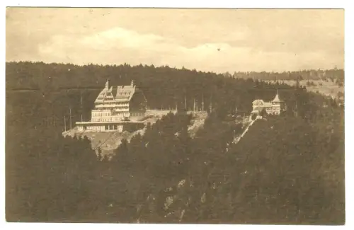 AK Wildberg, Sommerberghotel mit Bergbahnstation, 10582