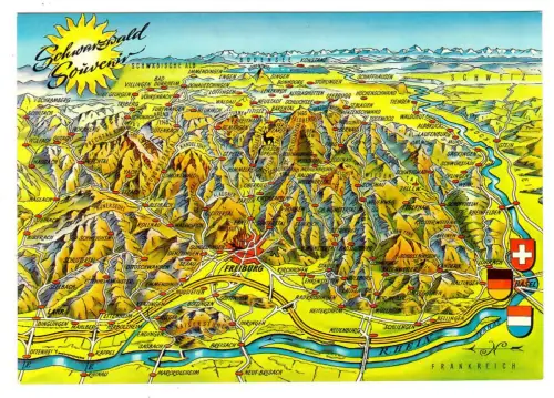 AK Schwarzwald Lankarte, 11031