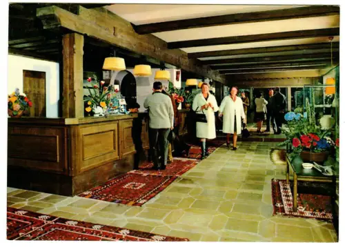 AK Tittling-Passau, Ferienhotel "Dreiburgensee" Lobby , 11093