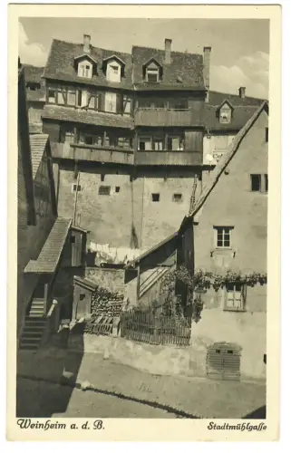 AK Weinheim, Stadtmühlgasse, 11281