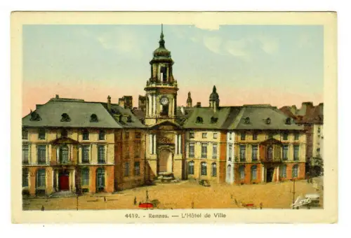 AK Rennes - L’hôtel de ville - Frankreich, 10110