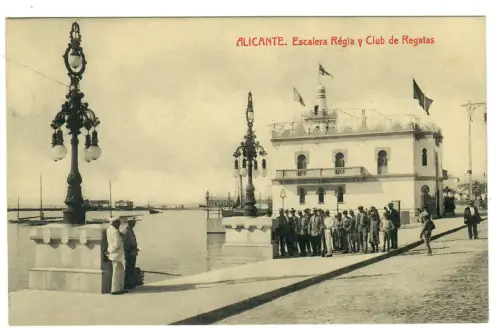 AK Alicante - Escalera Regia y Club de Regatas - 10427