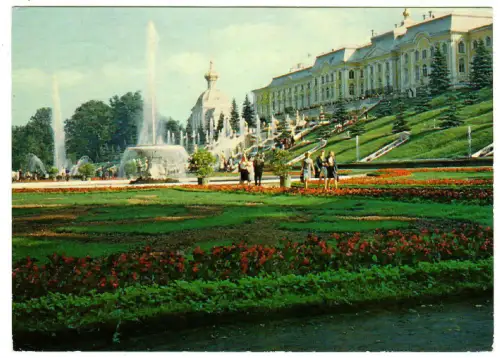 AK Peterhof Palast bei Leningrad St. Petersburg - 10366