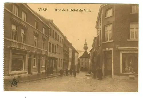 AK Visé - Rue de l'Hôtel-de-Ville - Belgien 1. WK 1917, 10135