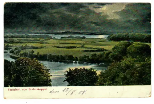 AK Malente, Fernsicht vom Bruhnskoppel, 10883