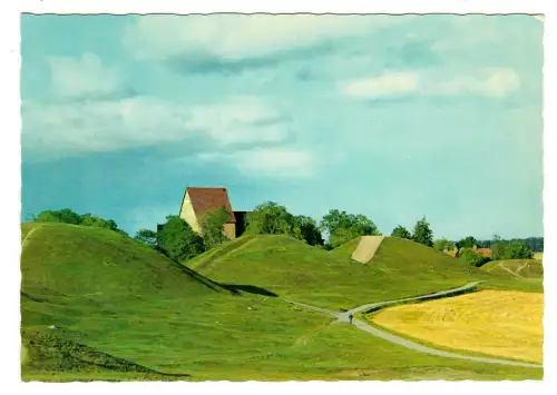 AK Gamla Uppsala, Königshügel, Schweden,  10249