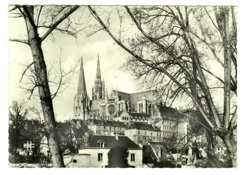 AK Chartres, La Cathedrale, Kathedrale Notre-Dame de Chartres, 1964, 10227