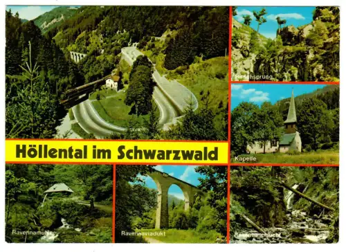 AK Höllental - Viadukt - Kapelle - Hirschsprung, 10773