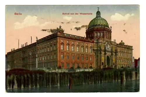 AK Berlin, Schloß von der Wasserseite, 11414