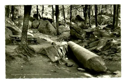 AK Felsberg - Felsenmeer Odenwald - Riesensäule, 10070