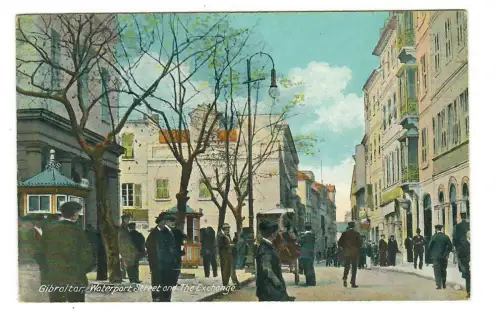 AK Gibraltar, Waterford Street and the Exchange ~ 1912, 10154