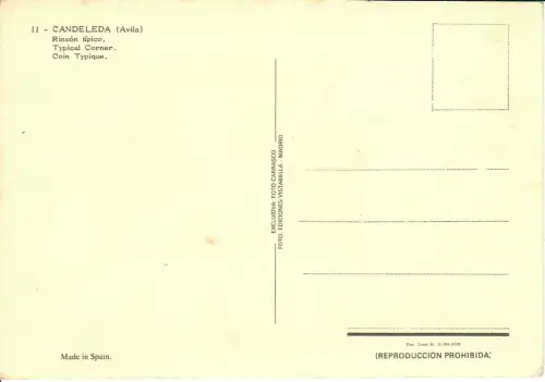 AK Candeleda, Ricon tipico, 10944