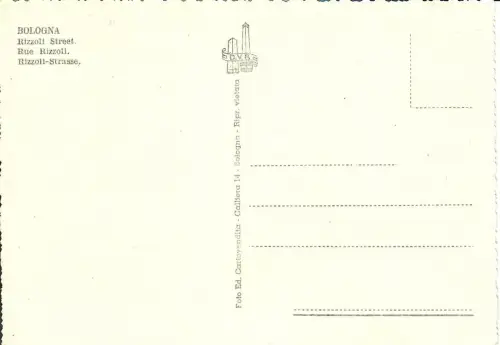 AK Bologna, Rizzoli Strasse, Via Rizzoli, 10692