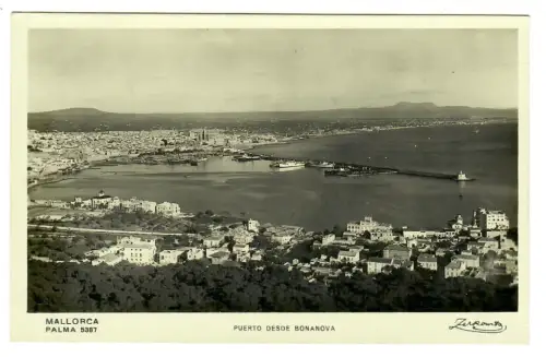 AK Palma Mallorca, Puerto desde Bonanova, 10959