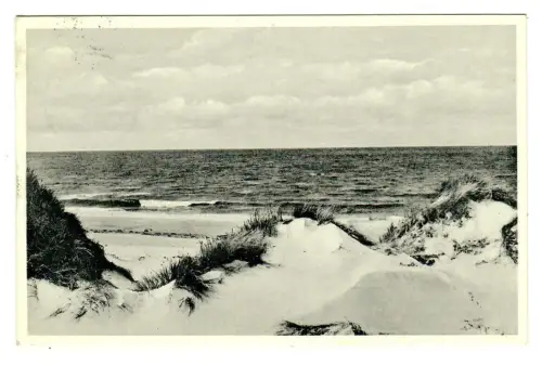 AK Nordseeinsel Amrum, Blick aus den Dünen, 10687