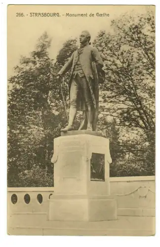 AK Strasbourg - Monument de Goethe, 10240