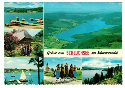 AK Grüsse vom Schluchsee im Schwarzwald - 10451