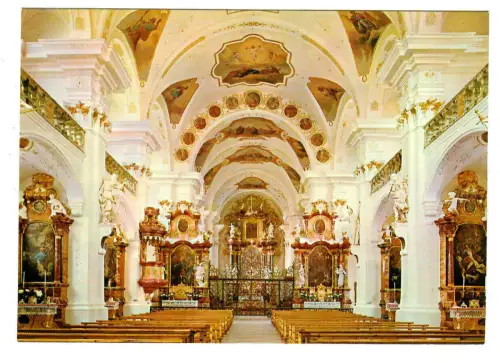 AK St. Peter, Schwarzwald, Barocke Pfarrkirche Peter und Paul, Altar, 11040