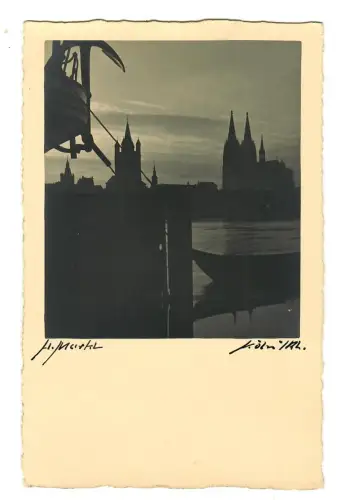 AK Köln, signiert M.Muehl, 11655