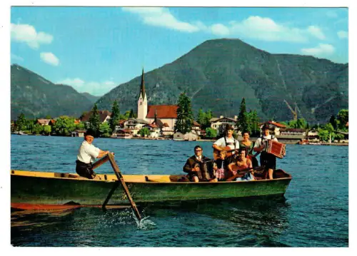 AK Rottach-Egern am Tegernsee mit Wallberg, 10384