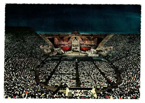 AK Verona, Arena Amphitheater bei Nacht, 10922