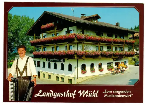 AK Regen, Schweinhütt, Landgasthof "Zum singenden Musikantenwirt" , 10485