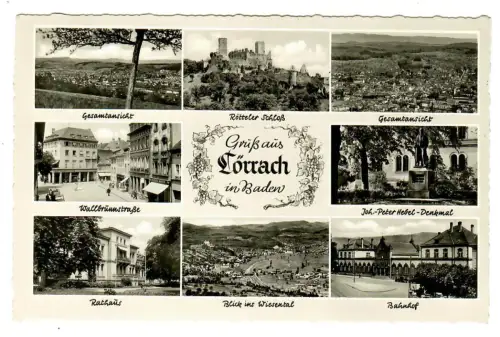 AK Lörrach - Mehrfachansichten - 1959 - 10417