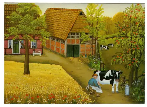 Künstler AK Gerda Becks - Landleben - 30306