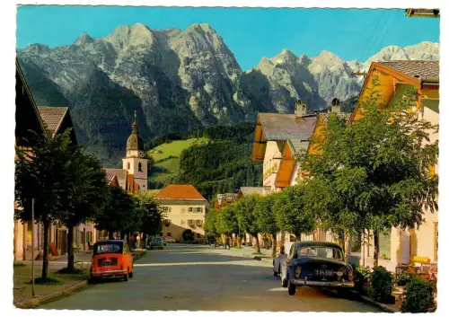 AK Kuchl, Marktstrasse mit Oltimern, 10769