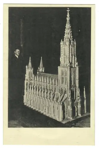 AK Ulm Münster, Laubsägearbeit Wilhelm Gommers, 10609