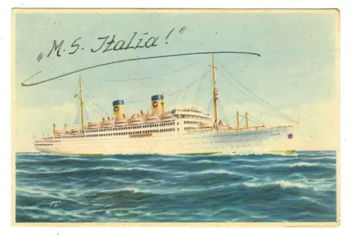 AK Motorschiff MS Italia, Home Lines, 10774