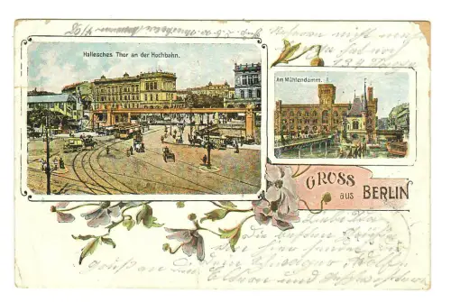 AK Berlin, Hallesches Tor, Mühldamm, 11431