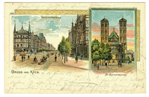 AK Köln, Hohenzollernring, St. Gereonskirche, 11206