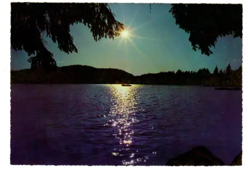 AK Titisee-Neustadt, Abendstimmung am Titisee, 10453