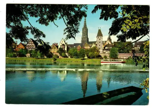 AK Ulm, Altstadt mit Ulmer Münster, 10391
