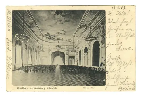 AK Elberfeld, Johannisberg Stadthalle, Gelber Saal, 11942