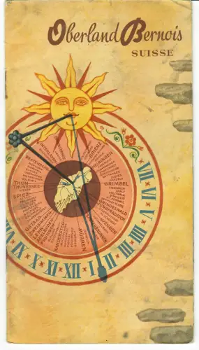 Reiseprospekt Berner Oberland, Schweiz, 1937/38, 410