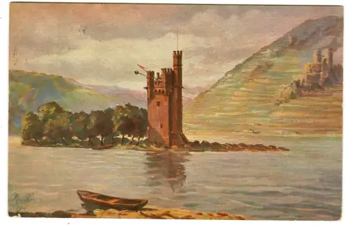 AK Bingen, Der Mäuseturm, 11055