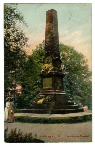 AK Bad Homburg, Landgrafen-Denkmal, 11213