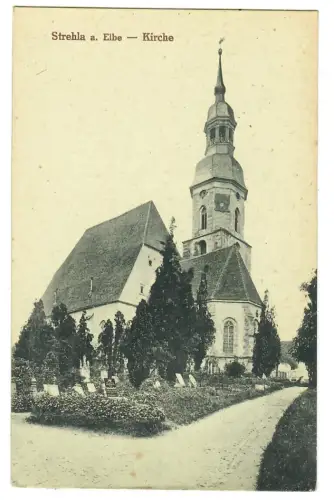AK Strehla a. d. Elbe, Kirche, 11102