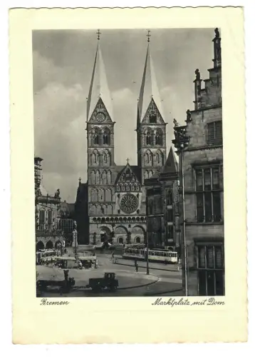 AK Bremen, Marktplatz mit Dom, 11271
