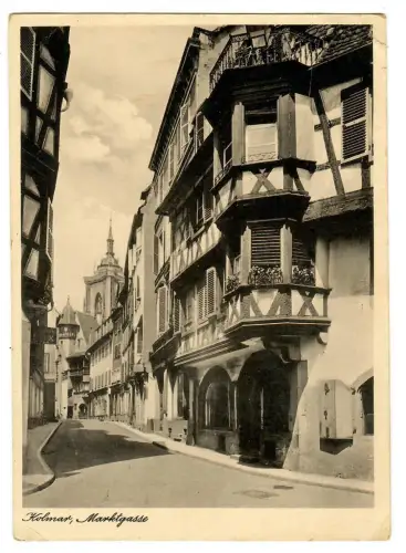 AK Kolmar Elsaß, Marktgasse, 10500