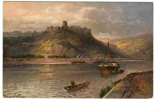 AK Sankt Goar, Burg Rheinfels, 11068