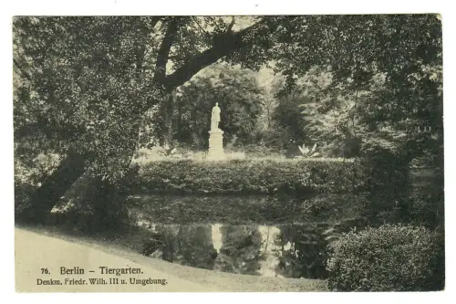 AK Berlin Tiergarten, Denkmal Friedrich Wilhelm III. , 11454
