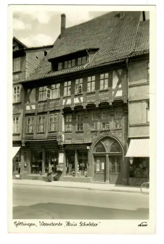 AK Göttingen, Weenderstrasse Haus "Schröder", 10912