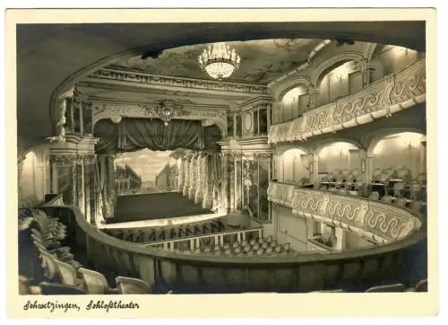 AK Schwetzingen, Schloßtheater, 11285
