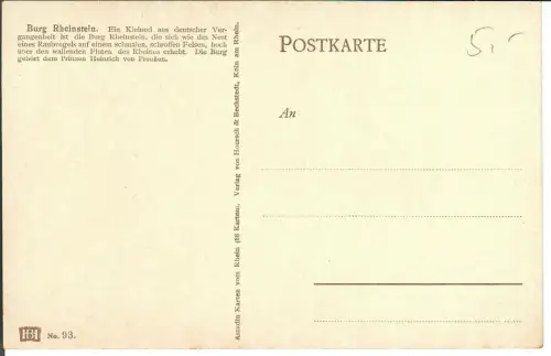 AK Trechtingshausen, Burg Rheinstein, 11059