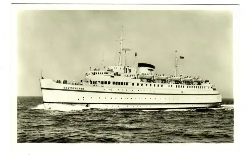 AK Bundesbahn Hochsee Fährschiff "Deutschland", 10840